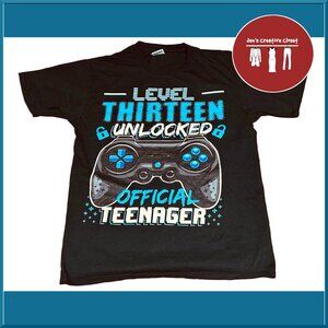 Men's Level Thirteen Unlocked Official Teenager Tee